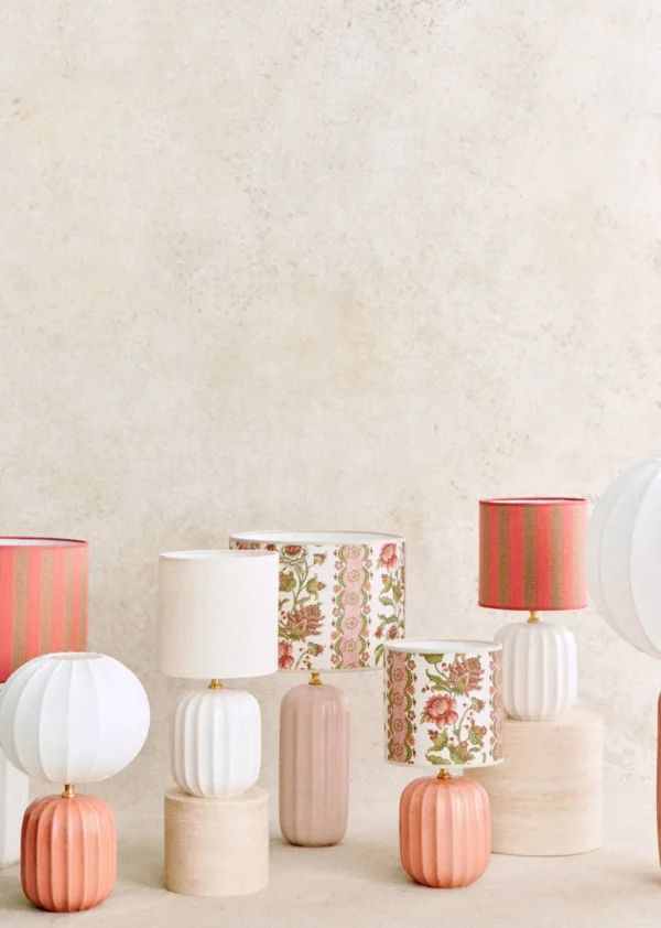 Lampe Traviata Petit Modèle - Rose Amalfi