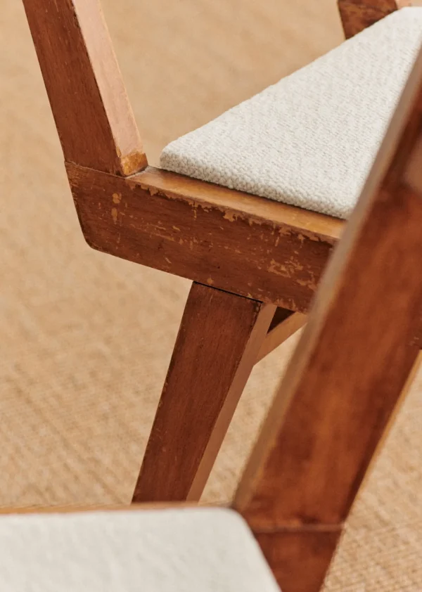 Lot De 6 Chaises Années 1960
