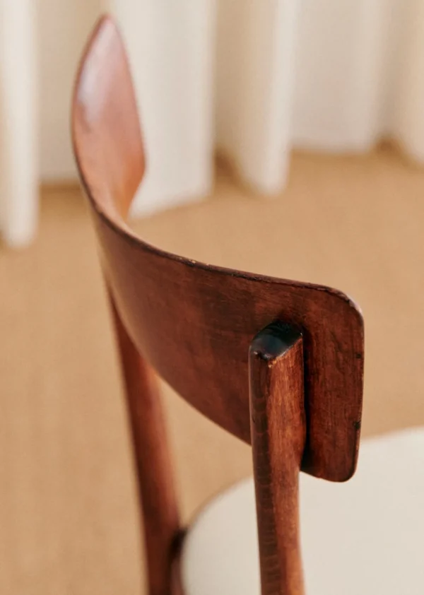Lot De 6 Chaises En Hêtre Vintage