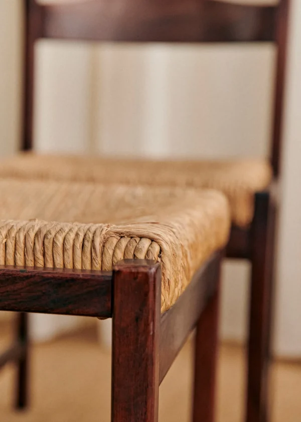 Lot De 4 Chaises Italiennes Années 1970