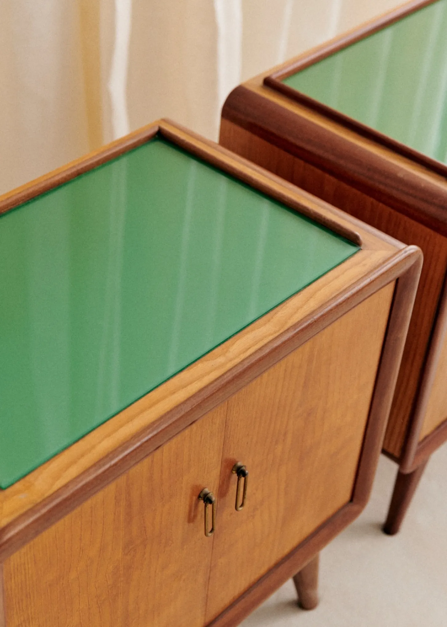 Paire De Chevet Vintage Années 1950