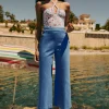 Pantalon Marino Crop