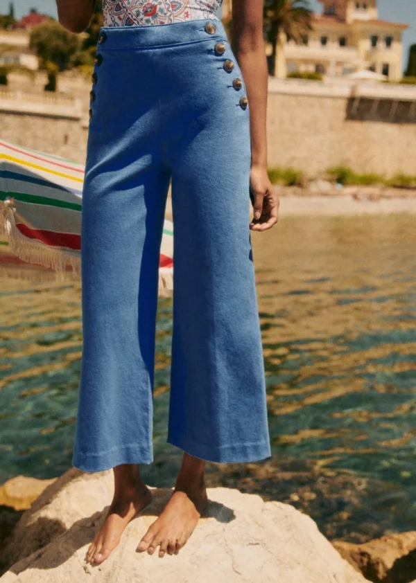 Pantalon Marino Crop