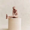 Sculpture Guénolée Courcoux - Femme Jambes Allongées Grand Modèle
