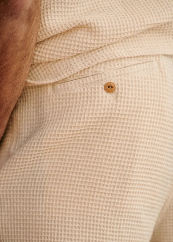 Short Priam Gaufré
