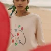Sweat-Shirt Amour Libre Oiseau - Sézane X Pangea