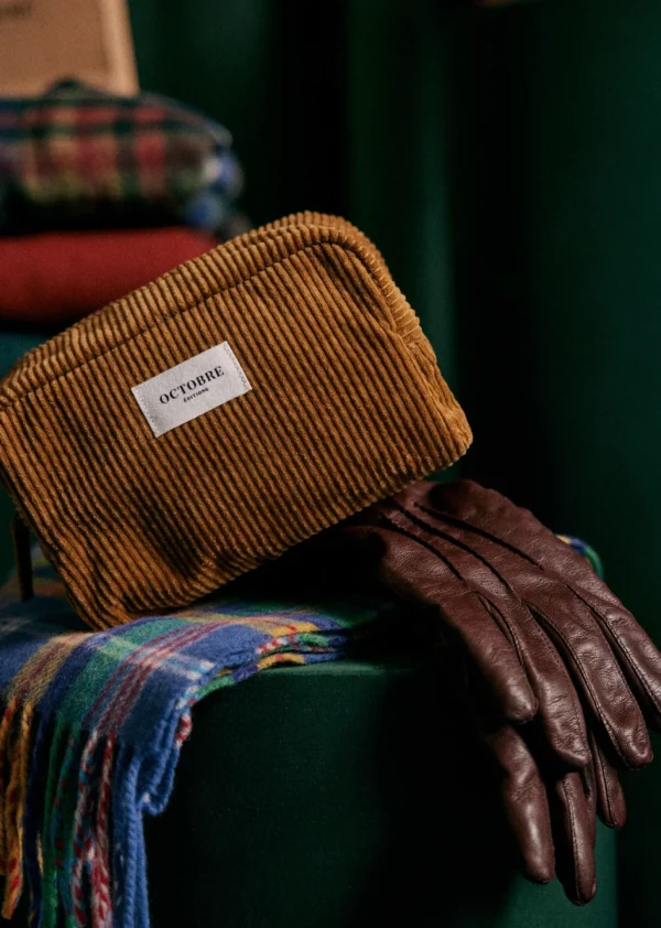 Trousse De Toilette Twyman Velours Côtelé