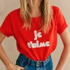 T-Shirt Je T'aime - Création Rose